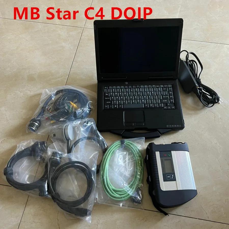 DOIP MB STAR C4, SSD 2023.09 Ʈ, WiFi SD , CF53 Toughbook, ڵ Ʈ ڵ  